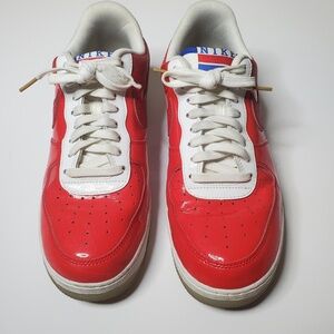 Nike Air Force 1 Detroit Pistons 89 Champs Red CI9882-600 Size 10.5 Sneakers